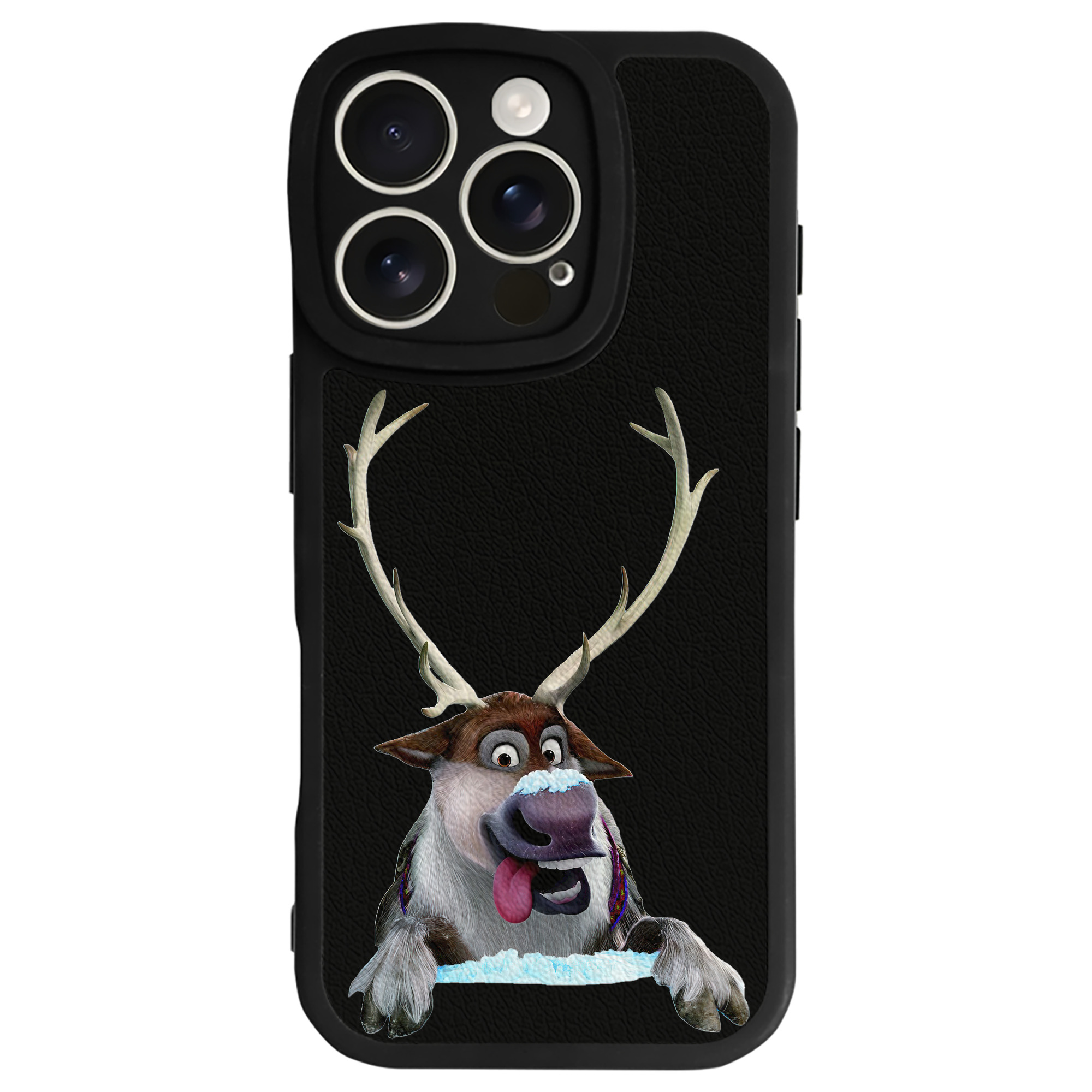 （画像用） アナと雪の女王 アンナ エルサ Frozen Anna Elsa 【iPhone 16シリーズ対応】シリコンスマホケース（レザー調） 材質：シリコン